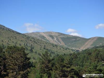 Tejos Rascafría-Valhondillo o Barondillo;parque natural o invernadeiro la chorrera de los litueros 